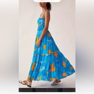 Hutch Flynn maxi dress💙🧡NWT